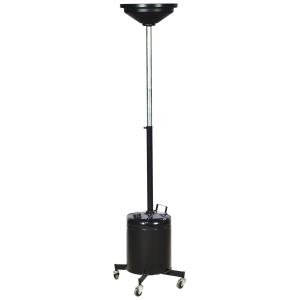 Swivel Casters Portable 5 Gallon Wheel Waste Oil Drainer