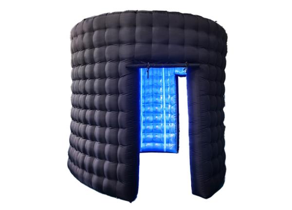 Vogue Inflatable Led Photo Booth Fabric Inflatable Sound Booth Free Logo