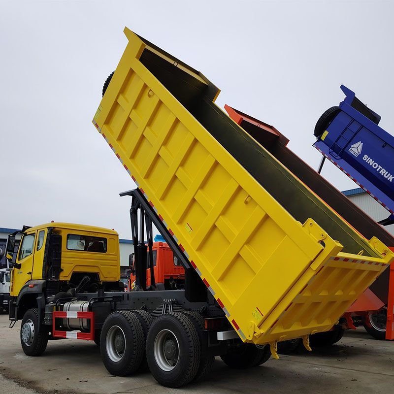 15 Ton HOWO Dump Truck 6X4 Dump Truck Hydraulic Hoist Body