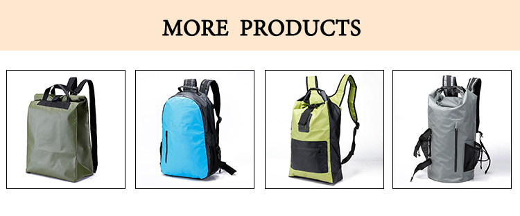 20L 25L Travel Waterproof Backpack Dry Bag Open Closure Type