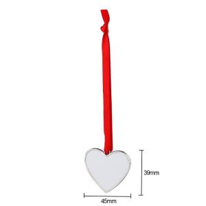 Blank Metal Sublimation Christmas Ornament Christmas Tree Hanging Decorations