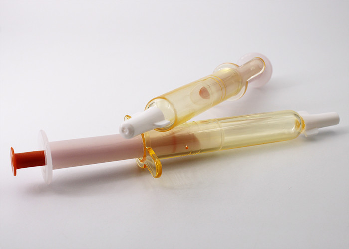 Plastic Cosmetic Syringe Not Medical Disposable Eye Cream / Essence / Mask Illumination Tube
