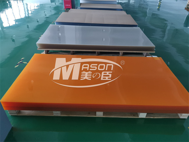 Laser/CNC Engraving Glossy ABS Styrene Plastic Sheet 5mm For UV Printed Billboard