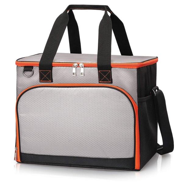 40 Cans Insulated Cooler Tote Bags Stylish With Insulated Compartment Hiking BBQ