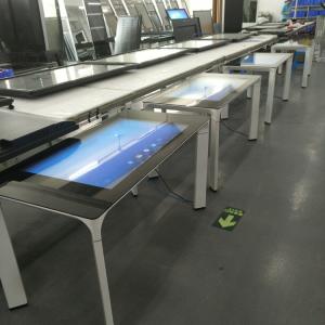 65 Inch Smart Touch Screen Table , 10 Points Capacitive Touch Screen Multi