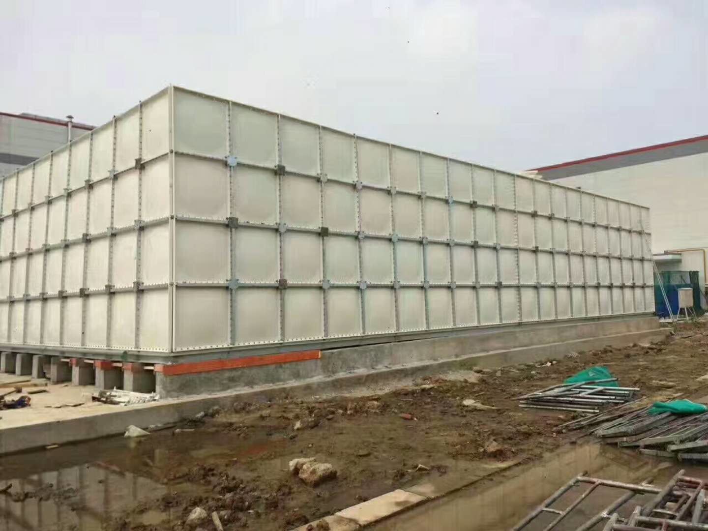 SMC GRP FRP Assemble Sectional Water Tank For Cold Water Storage