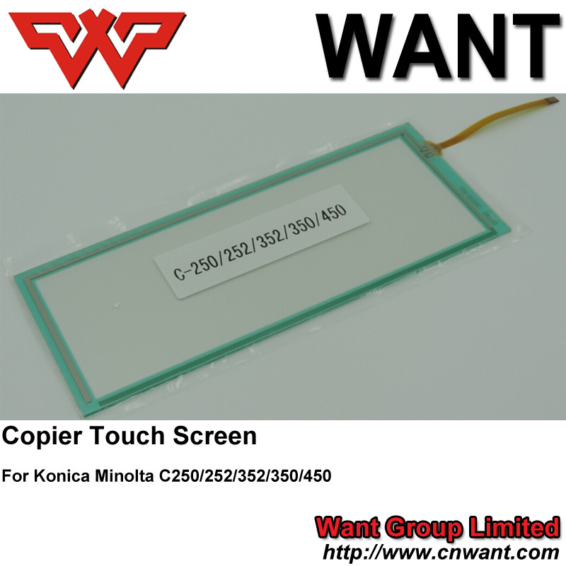 Konica Minolta Copier Parts Copier touch panel Touch Screen C250 252 352 C250 C252 C352 BH420/500 Copier Parts