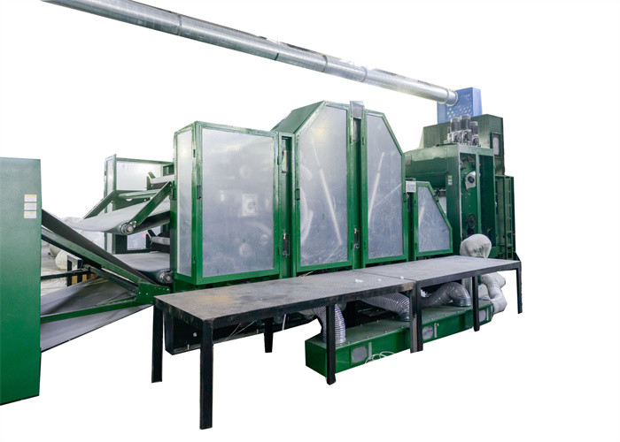Nonwoven Single Cylinder Double Doffer Carding Machine
