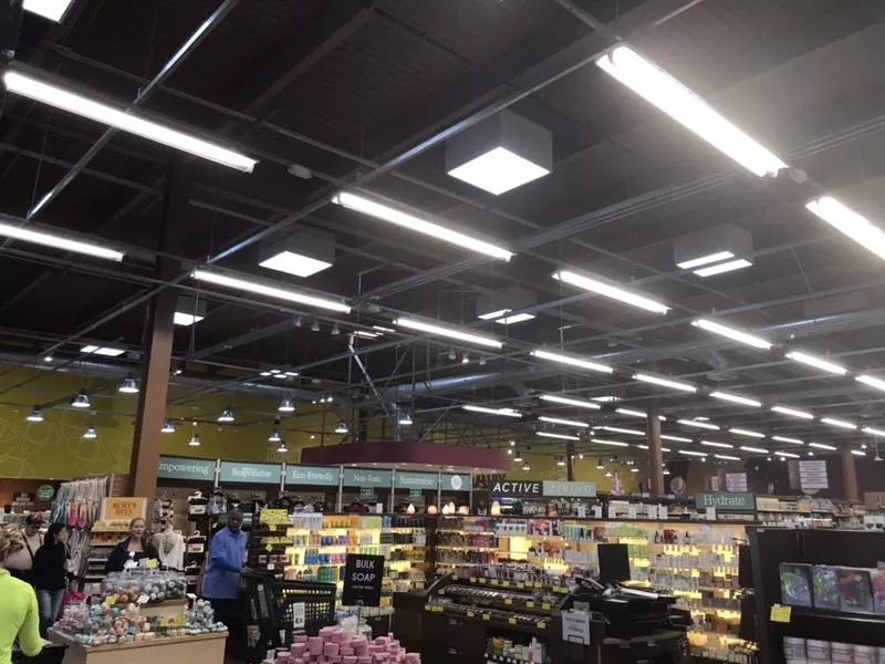 150lm/W Linear Indirect Lighting 95Ra LED Low Bay Light Fixtures