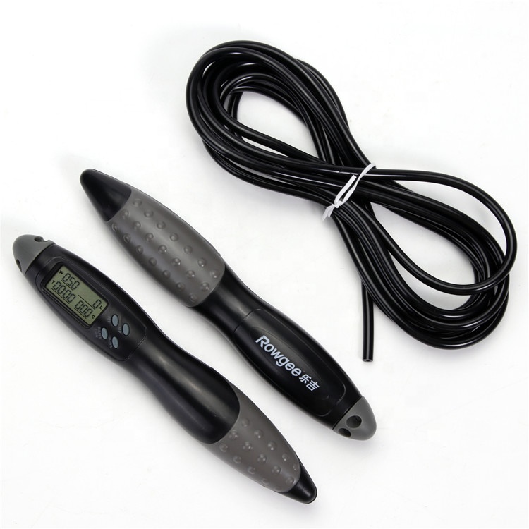 Workout Skipping Rope Adjustable Rope Length JP-100 LCD Counter Panel Skipping Rope For Fitness Exercise
