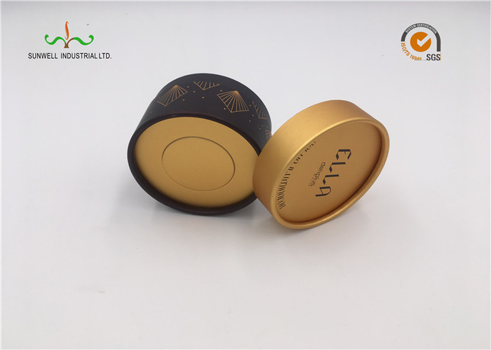 Brown Match Box Packaging Kraft Paper Tubes For Cosmetic Jars , Eco Friendly