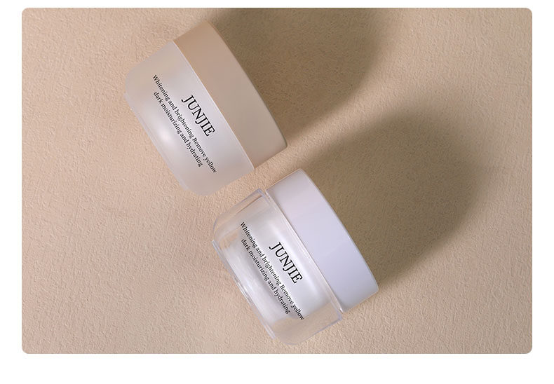 Customize Screw Top Lids 50g Empty Cosmetics Cream Jar for Sunscreen Cream and Luxury Face Body Cream Packaging