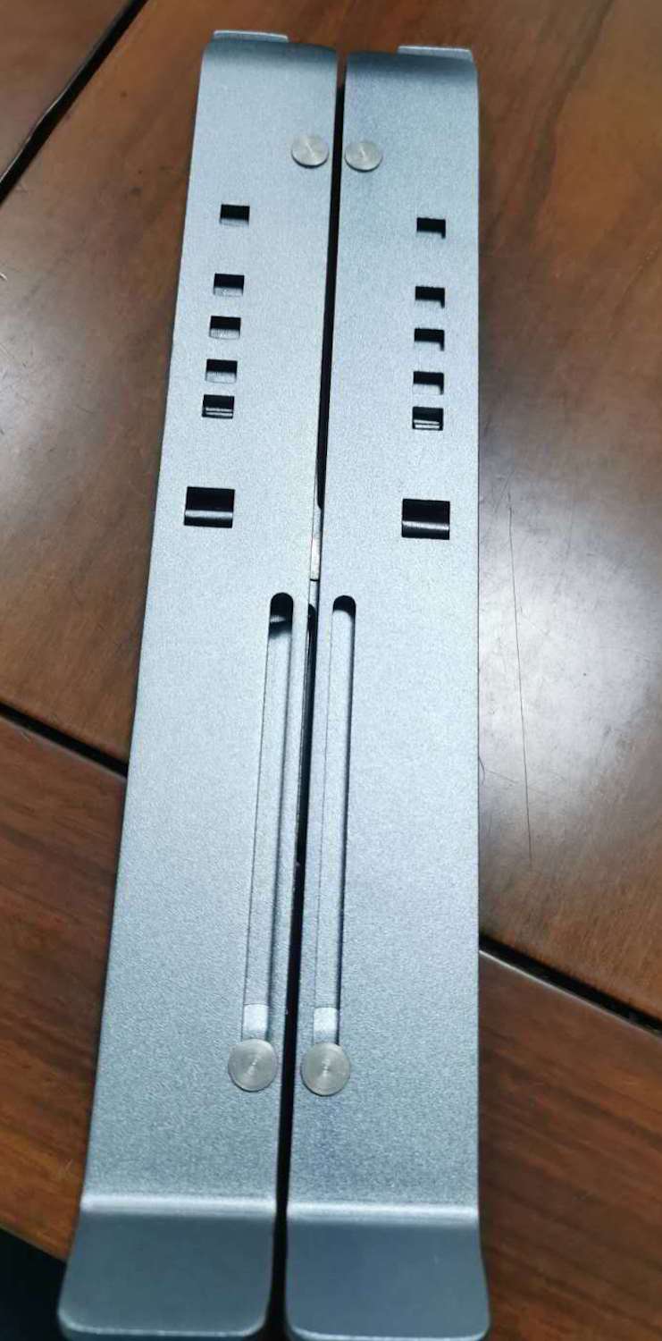 215*20*4mm Adjustable Foldable Tablet Holder 6063 Aluminium Laptop Riser