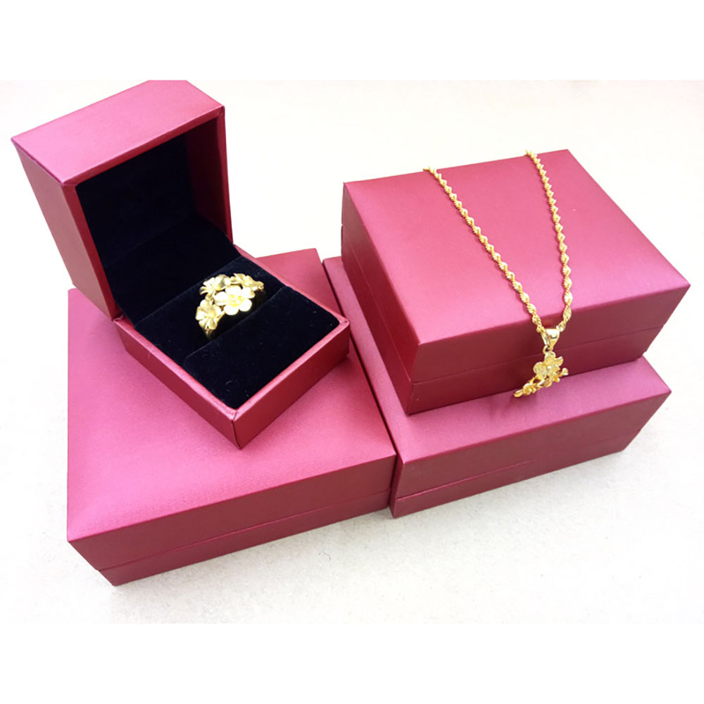 Customized Luxury Paper Packaging Jewelry Set Gift Shipping Boxes for Rings