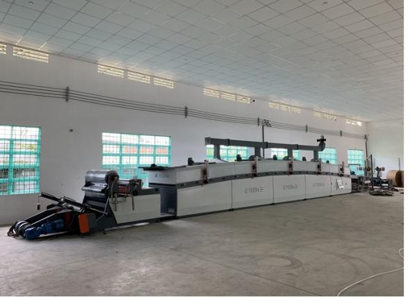 Corrugated Cardboard Flute Laminator Machine , Full Auto Paper Laminating
