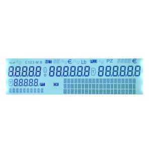 2.8V-5.5V TN LCD Display / Temperature Segment Code LCD Electronic Display