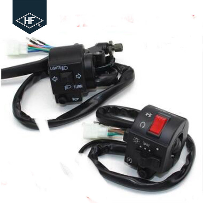 Black Plastic Left And Right Handle Switch Standard Size For Suzuki Motorcycle