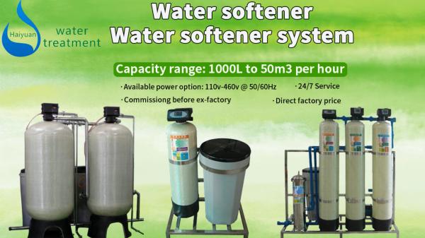PLC Brackish Water Softening Water Softener System Automatic Hard Water Softener