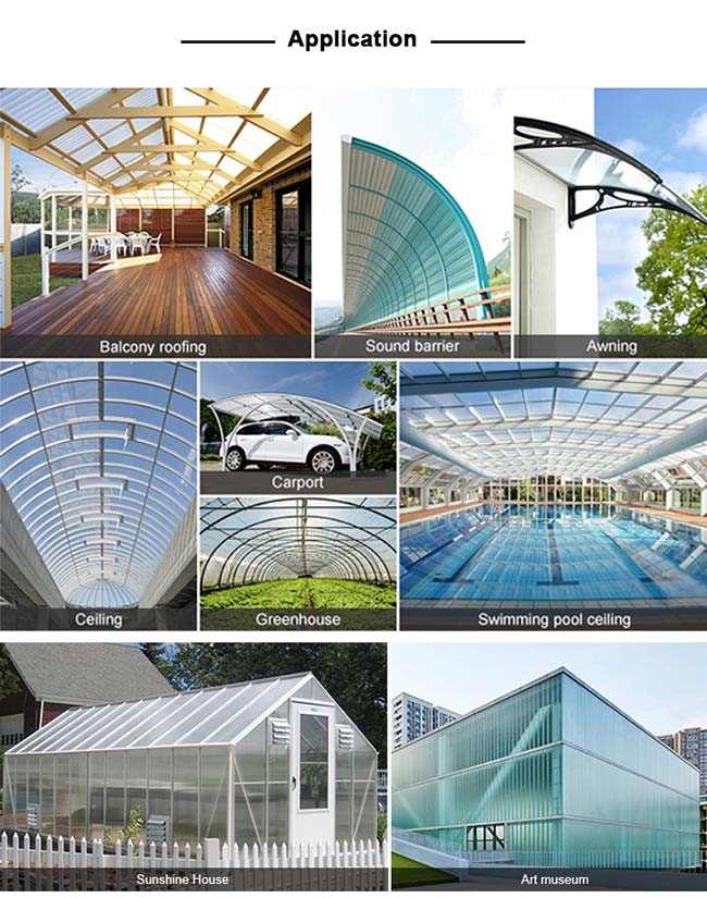 Solid Aluminium U Polycarbonate Sheet Accessories