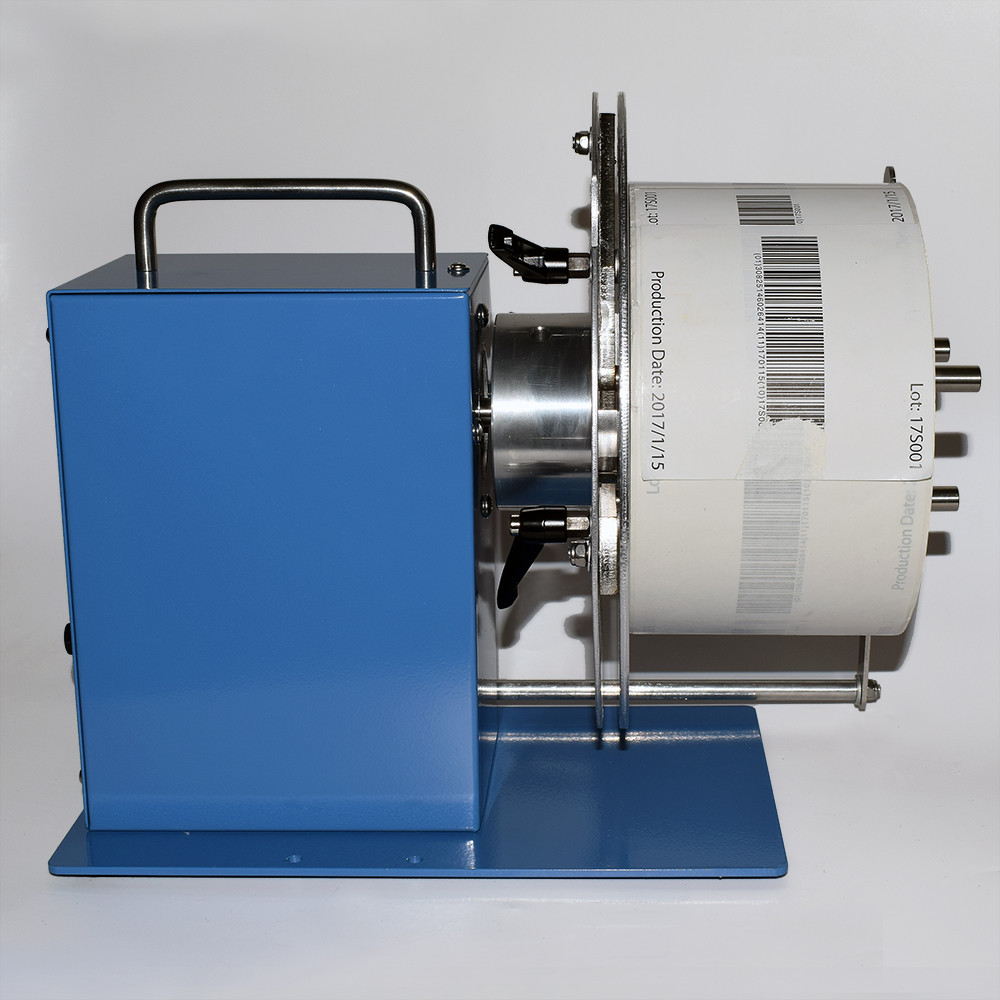 Electronic pvc paper label rewinder machine rewinding label dispensers S-120