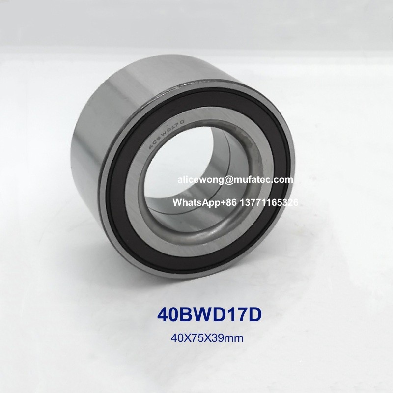 40BWD17D Wheel Hub Bearings for Toyota Yaris Toyota Prius C. 40X75X39mm