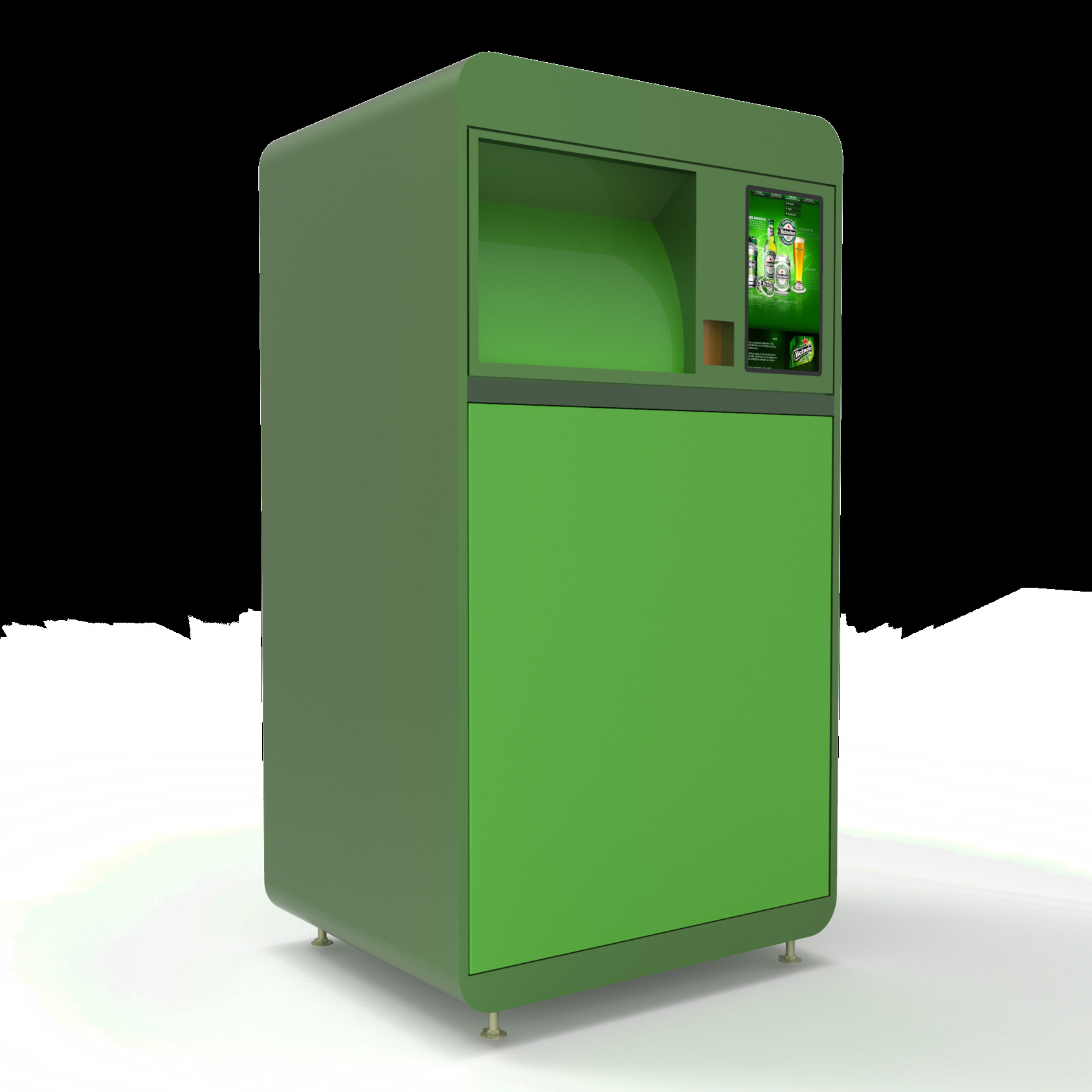  10&quot; User Screen Recycling Waste Vending Machine Storage Capacity 20kgs Manufactures