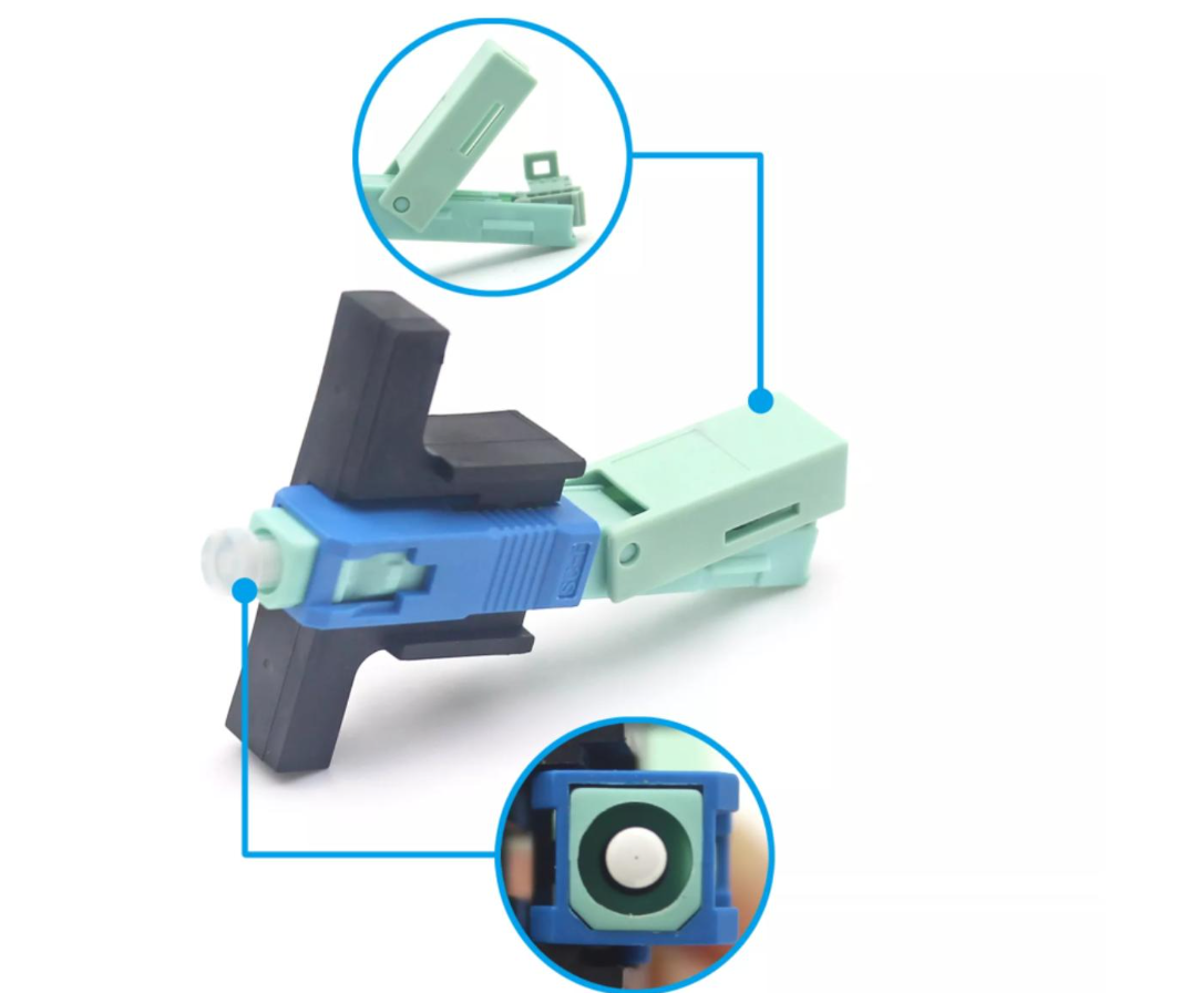 Experience Fast and Easy Fiber Optic Connections with Our SC 3 point Fast Connector