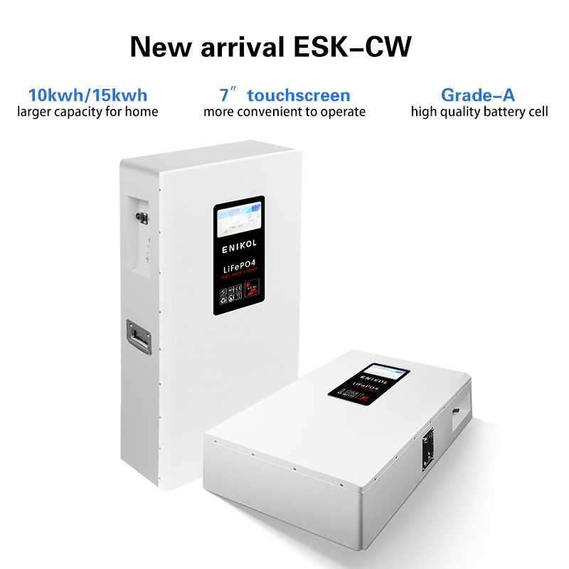 48V 300AH LiFePO4 Battery 15kw 51.2v Floor Standing/Wall Mounted Built In BMS