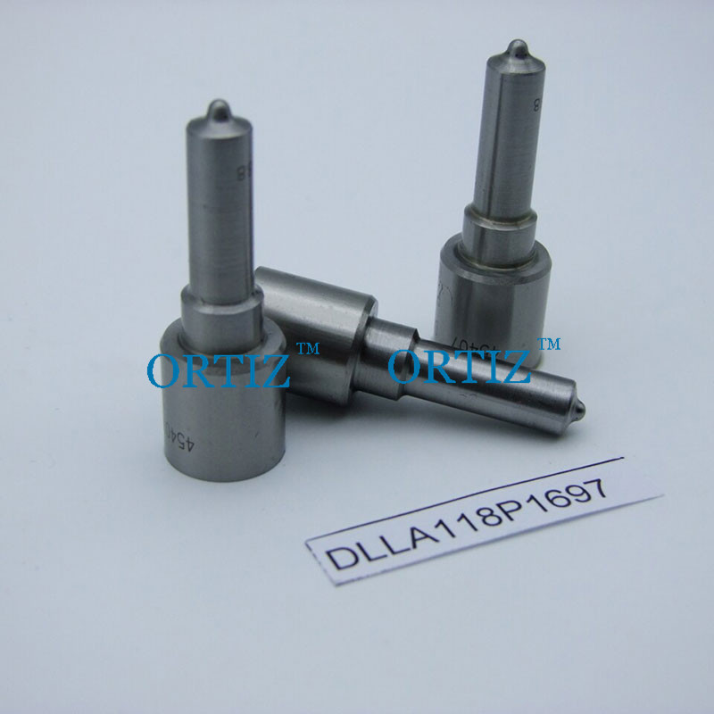ORTIZ diesel common rail injection nozzle DLLA118p1697 diesel injector nozzle for Komatsu Cummins injector 0445120125