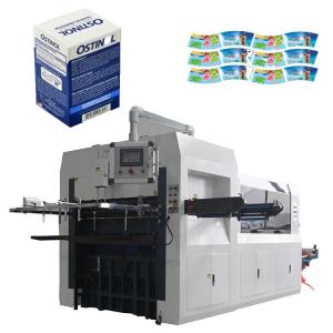  Square Craft Stamp Slice Paper Cup Die Cutting Machine With PLC HMI Manufactures