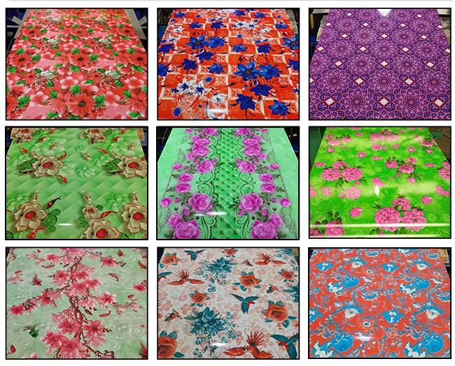 0.35mm Prepainted Galvanized Steel Coil Flower Pattern Color Coated