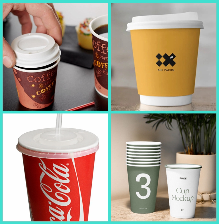 190gsm + 15gPE P1S Cup Paper Gloss For Coffee Shop Waterproof 720mm 880mm
