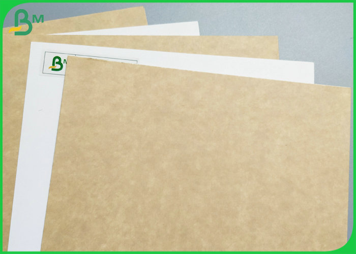 Eco-Friendly 300g 325g White Face Kraft Liner Board For Food Grade Package