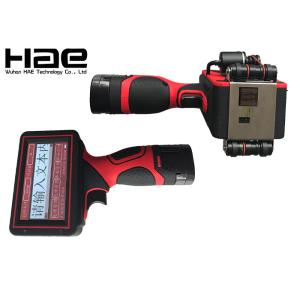 Small Handeld Date Coder Inkjet Printer , Manual Batch Code Inkjet Printing