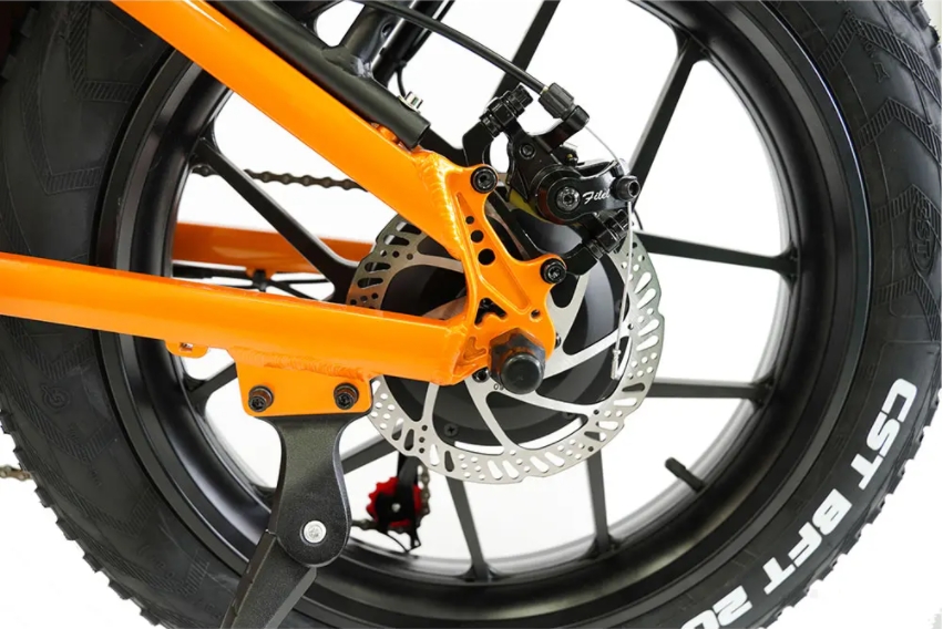 20 Inch 7 Speed Fat Tire Folding Ebike 750W With LCD Display And Lithium Battery