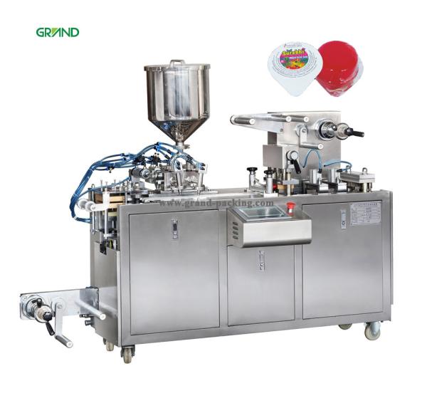 10-33 times / Min Blister Packing Machine Alu Plastic Tomato Sauce Packaging DPP