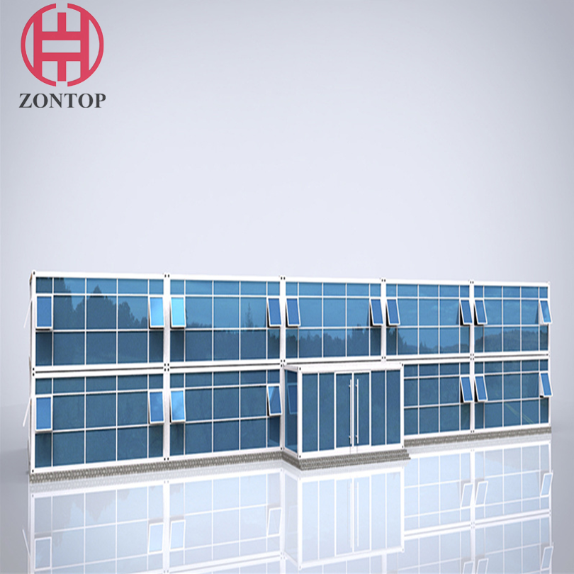 Zontop china factory detachable mobile prefab modular 20 ft 40ft shipping container houses homes