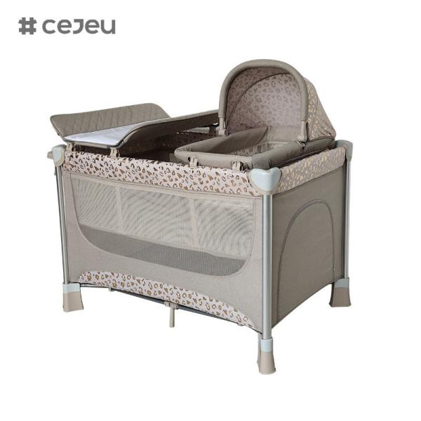Baby travel cot baby playpen fashion Removable baby bed crib with diaper table