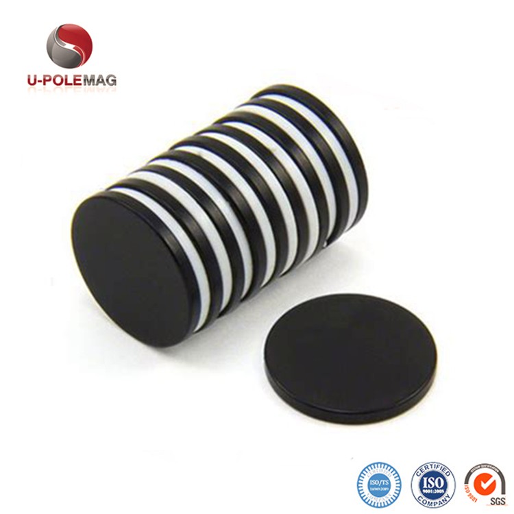 Custom Epoxy Coated Ring Magnet for Cutting and Coating Services in Anti-Rust Design
