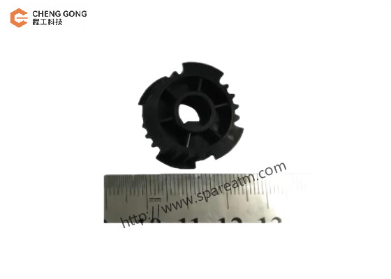 009-0020379-29 Black Gear 24 Tooth ATM Machine Parts Fujitsu G610 Module Parts