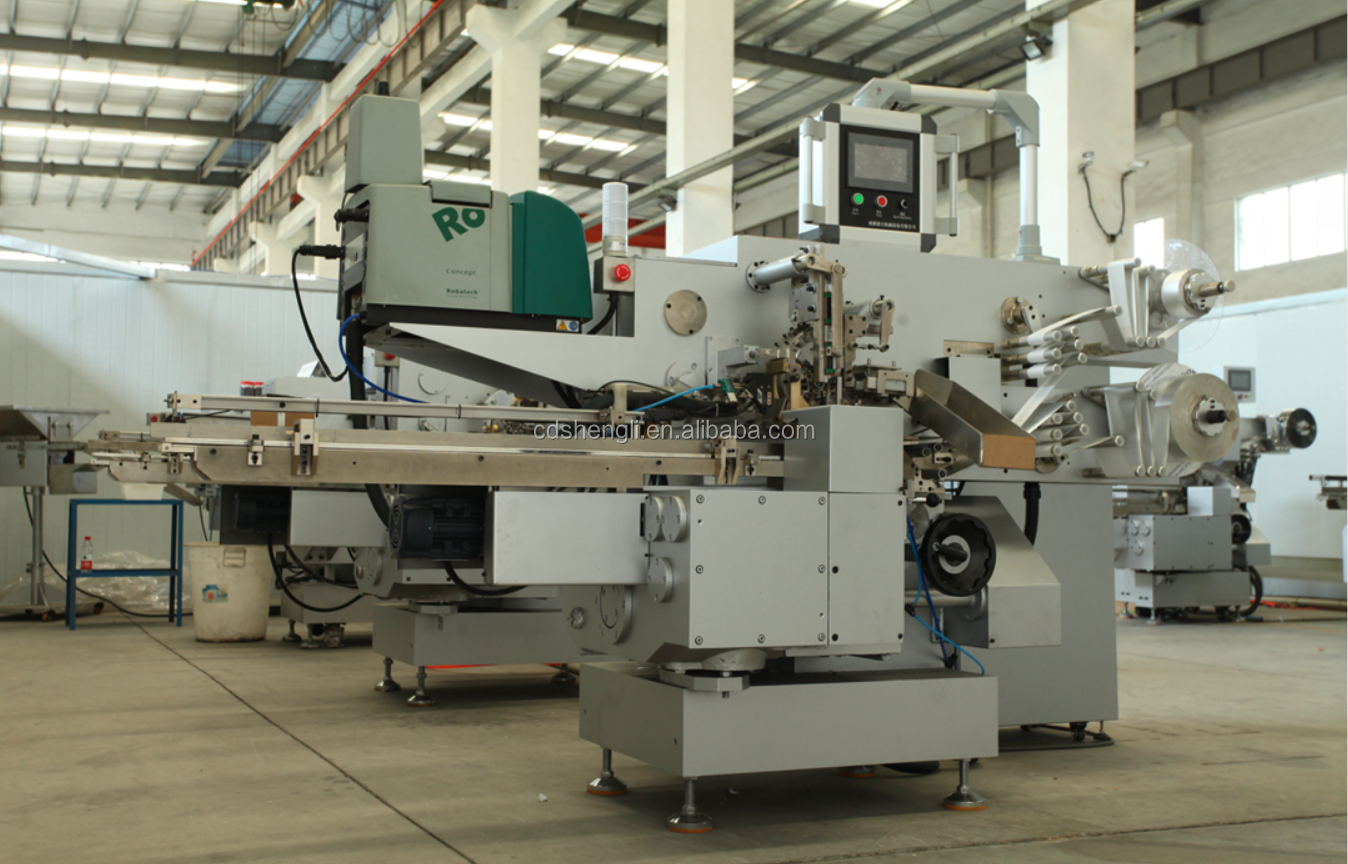 1800KG Automatic High Speed Chocolate Fold Packing Machine Envelope Fold Chocolate Wrapping Machine