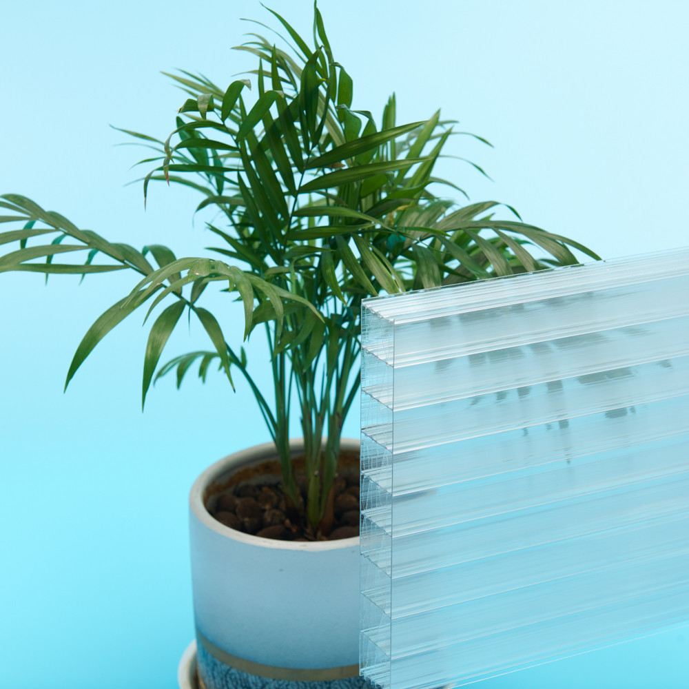 High Quality UV Coating And Long Service Life Polycarbonate Hollow Sheet With Class B1 Fire Rating PC Plastic Sheets