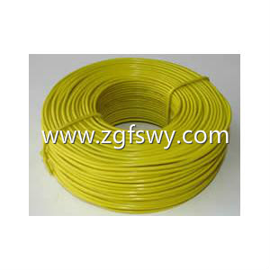 black pvc coated iron wire