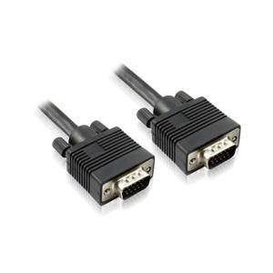 China VGA Male to Male 5 Metre Black Cable for PC Laptop to TFT Monitor LCD TV Lead on sale