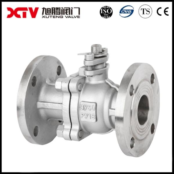 Xtv GOST Carbon Stainless Steel Flanged Ball Valve PN10-40 Perfect for High Flow