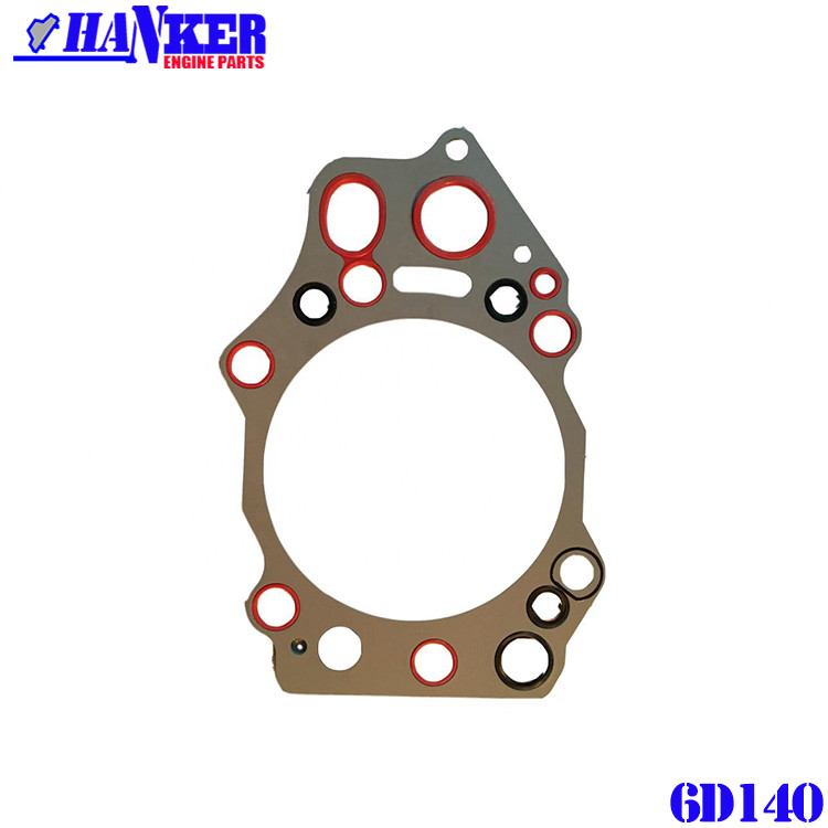 S6D140 Cylinder Head Gasket Set For Komatsu Rebuild Repair Kits