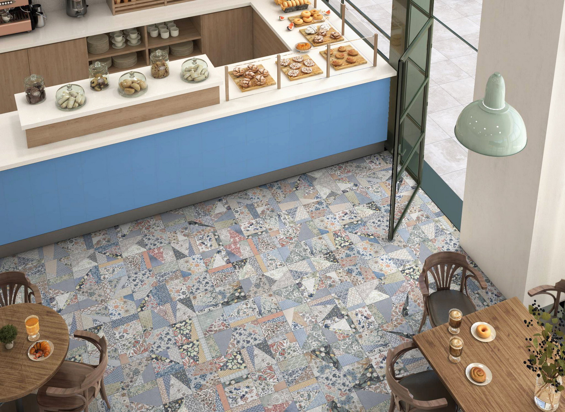 Wear-Resistant 250x250mm Wall Tile For Kitchen And Ceramic Rustic Tiles For Living Room