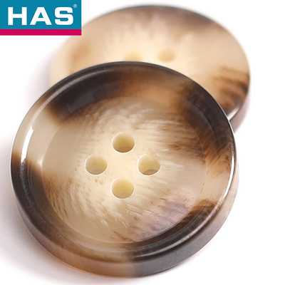  Eco Friendly Round Shape Button 28mm Four Hole Button Customized Manufactures