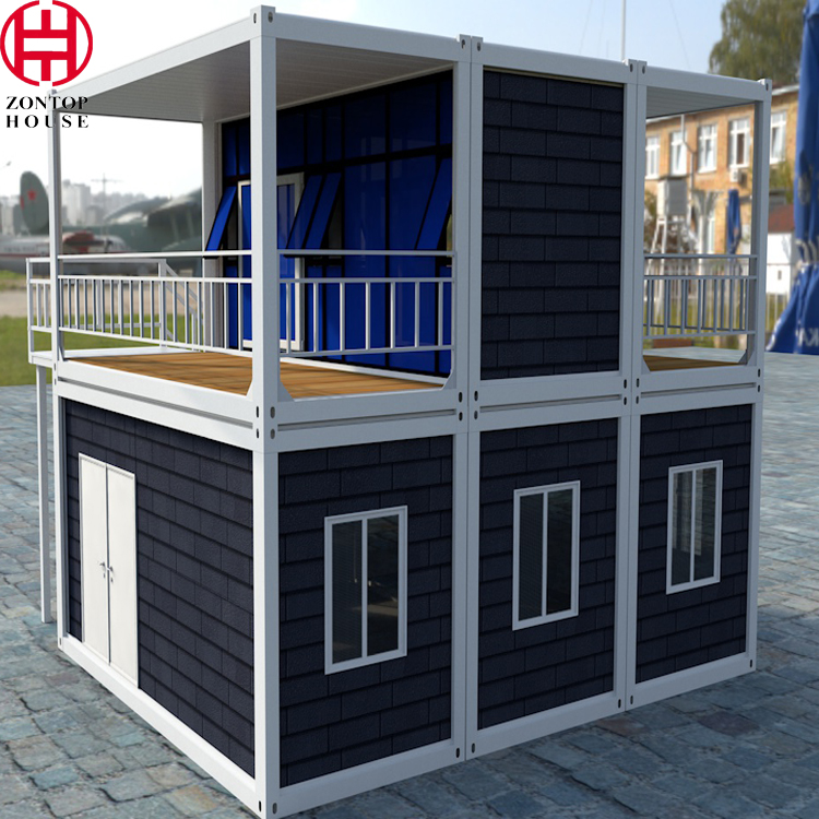 Zontop China Factory Standard Security Luxury 20 Ft 40ft Prefabricated Modular Container House Portable Home