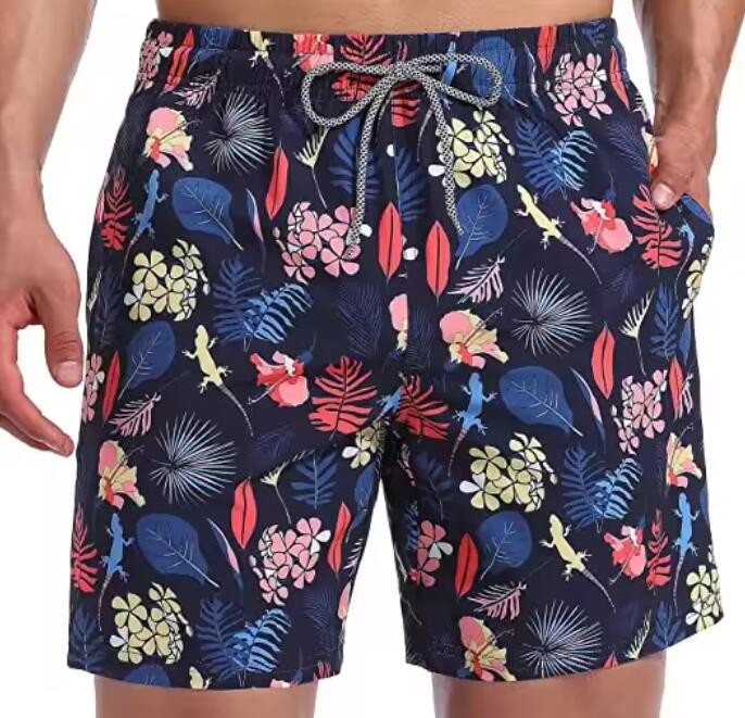 Mens Summer Sports Swimwear Surf Swim Shorts Breathable Quick Dry
